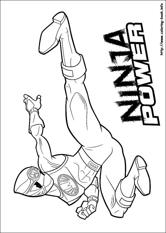 Power Rangers coloring picture